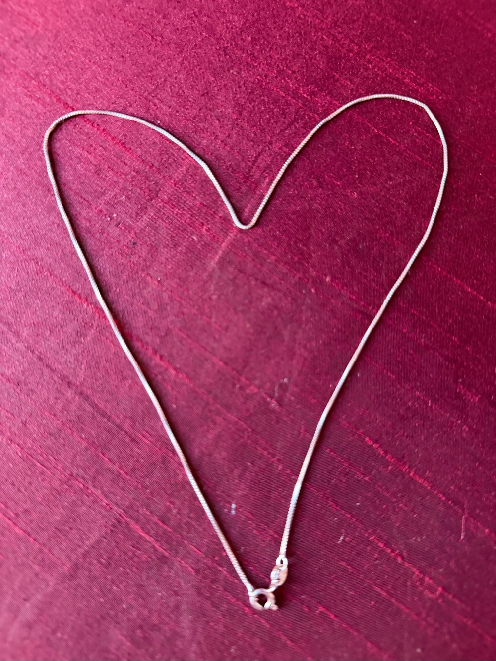 Elegant 925 Sterling Silver 18" Box Chain Necklace Classic Delicate Link